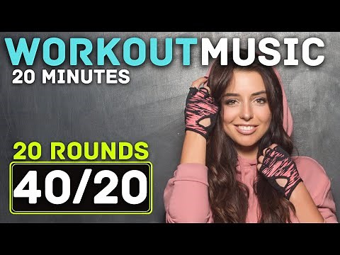 HIIT Workout Timer With Music // 40/20 HIIT Timer // 20 Minute Workout