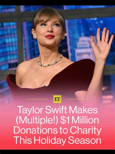 Taylor is basically Santa at this point. PROUD OF OUR GIRL!! #taylorswift #swiftie #swifttok #charity #swiftmas