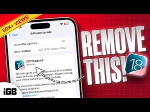 How to Remove iOS 18 Beta and Install iOS 18 Stable? ✅