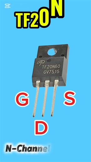 Transistor Characteristics TF20N60 #electronic #electronicsrepair #mobilerepairing #tech #techreview