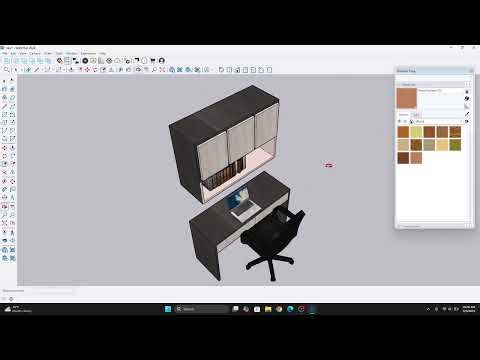 How to Make a Study Table in SketchUp | Step-by-Step Tutorial | Study Table