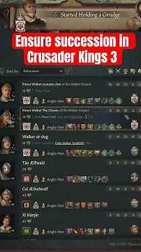 How to Ensure your Heir gets all your titles in CK3