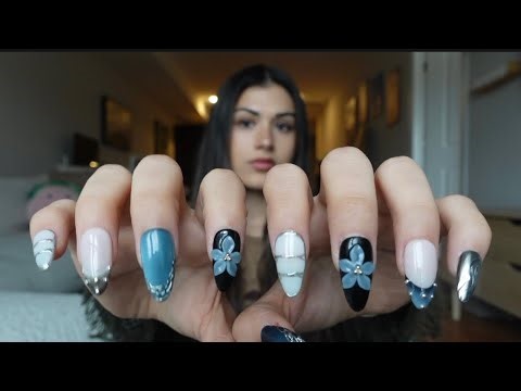 ASMR ⚡️ Fast to Slow Mirrored Hand Movements + Tingly Mouth Sounds