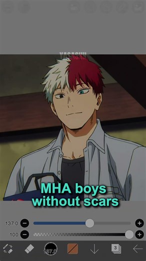 Mha boys without scars ~ by yasashii 🌹 (+1?) my hero acadamia saison 8