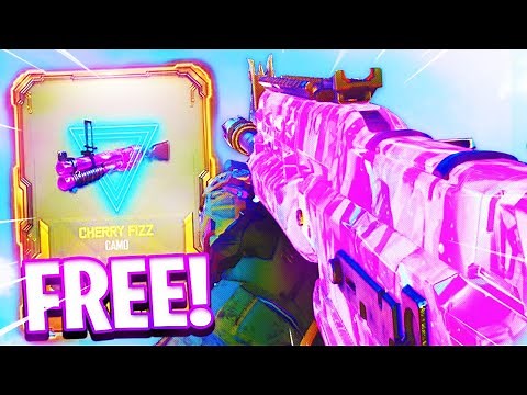 HOW TO UNLOCK the NEW "CHERRY FIZZ" CAMO in BLACK OPS 3! CHERRY FIZZ Camo LEAKED!