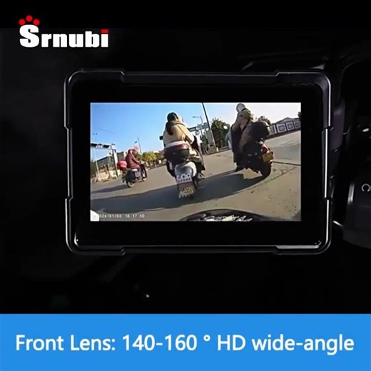 Jansite 5/7 inch Carplay Motorcycle DVR Navigation GPS Wireless CarPla