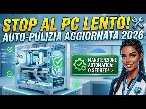PC NUOVO PER SEMPRE! 🛠️ Attiva la manutenzione automatica 2026
