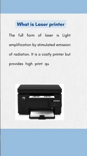 What is Laser Printer | Computer Fundamentals |