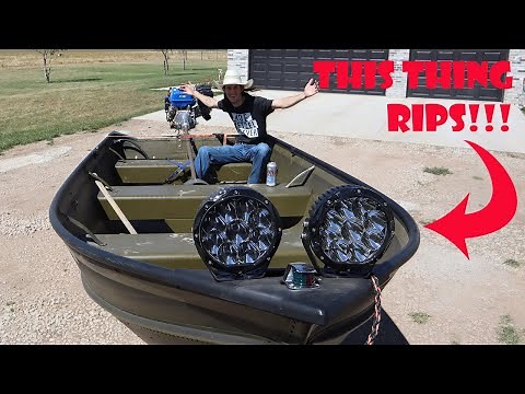 Hunting Boat Build + Mud Motor!