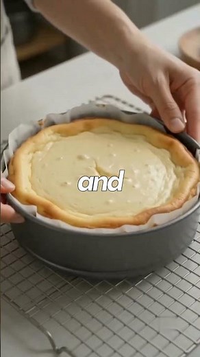 Bake the ultra-creamy, 3-ingredient cheesecake in under 45 minutes! 🧀🍰