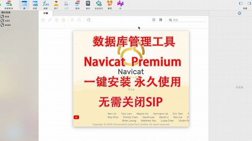 Navicat Premium 17.1.9Mac中文版下载安装教程