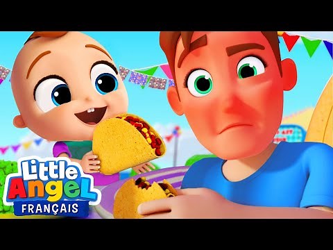 Oh, non ! C'est trop épicé ! | Le monde de Bébé Louis | Little Angel Français - Comptines
