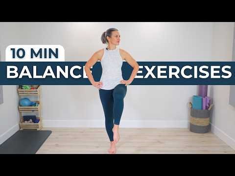 10 min Balance Exercises | Daily Routine to Improve Balance