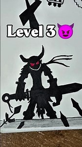 How to draw stickman in different levels ✨🔥 #sketch #quickdraw #easydraw