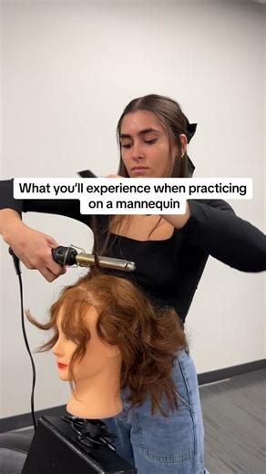 Mannequin Head Challenges in Cosmetology School