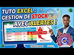 HOW TO CREATE STOCK MANAGEMENT WITH AUTOMATED ALERTS IN EXCEL (Complete Tutorial)