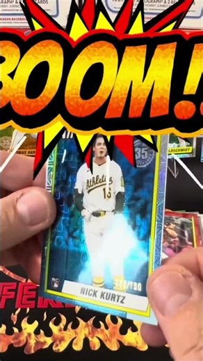 💥2025 TOPPS UPDATE BASEBALL NICK KURTZ SILVER PACK BLUE /150!💥 HUGE HIT!🔥#baseballcards #topps