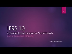 IFRS 10 - Example - Step by step consolidation