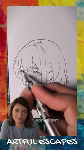 How to Draw an Anime Girl with Short Hair ✍️✨ (Beginner Friendly) #howtodraw #howtomake #drawing