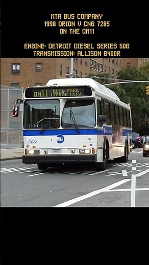 1998 Orion V CNG 7285 On The QM11 #mtabus #nycbus #newyorkcity #nyc #metro #buses #transit