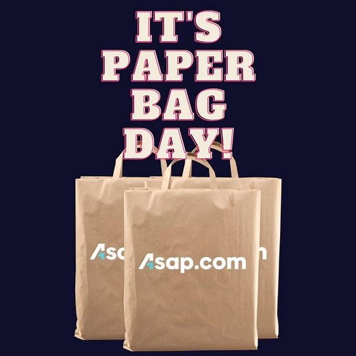 Happy Paper Bag Day! Where are you ordering from today? #paperbagday #orderitasap | ASAP