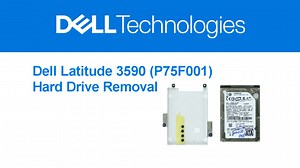 Latitude 3590ハード ドライブの取り外し方法