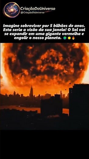 5 bilhões de anos: o último dia da humanidade 💀☀️ #Cosmos