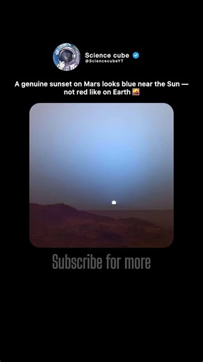 Why Sunsets are Blue on Mars! 🔴🌅