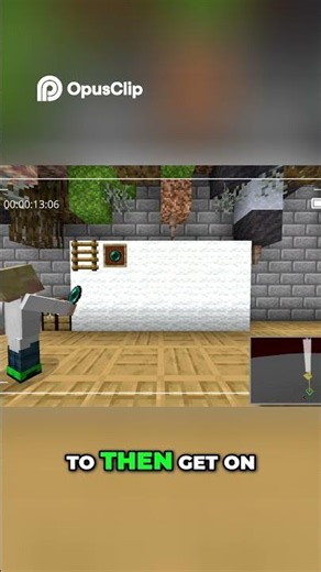 Minecraft Nether Roof Epic Ladder & Ender Pearl Strategy! #minecraft #minecraftshorts #gaming