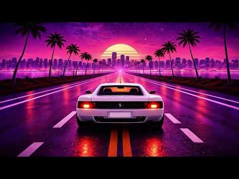 Neon Night Drive | Miami Vice Style Synthwave Mix | Retro 80s