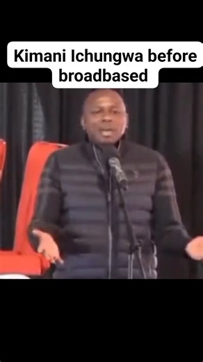Kimani Ichungwa before broadbased | Kanyaa