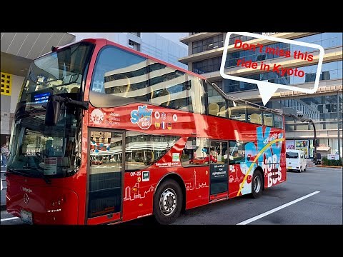 Kyoto Japan Hop on Hop off Sky bus West Line Sightseeing Tour Full Loop journey