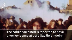 A former soldier has been arrested on suspicion of murdering three civil rights demonstrators on Bloody Sunday in 1972. David Cameron previously apologised for the army's actions. Read more - http://www.channel4.com/news/bloody-sunday-former-soldier-arrested | Channel 4 News