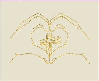 Christian Embroidery Bundle, Religious Icon Designs, 4 Files 5 Sizes (12" 10" 8" 6" 4") - Etsy