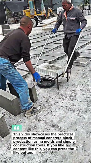 Manual Concrete Block Production