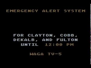 Civil Emergency Message: Atlanta, GA (1/29/14)