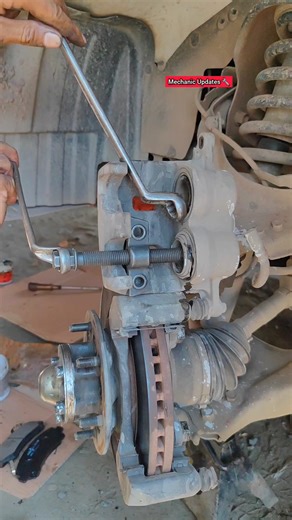 Brake Piston Compress Using Tools #mechanic | Mechanic Updates