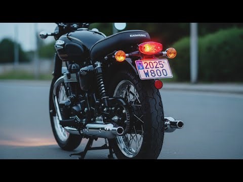 ⚡ “2025 Kawasaki W800 Hits 170 km/h! First Ride & Top Speed Test 😱”