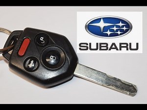 How to replace the battery and key fob shell of the Subaru Outback