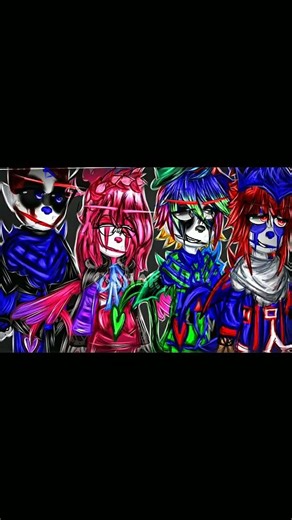 🔥🌹Un edit de estos 4 ✨🤡 //inferno// 404 // Roxy// mini mini. exe// #Edit gacha #Payasos de beta💙