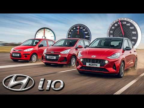 Hyundai i10 All Gens Acceleration Battle | From Mk1 to Mk3