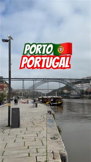 Porto River View and Dom Luís I Bridge
