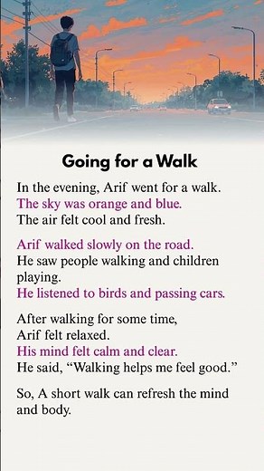 Going For a Walk | Easy English Channel | Learn English for Beginners #englishconversation