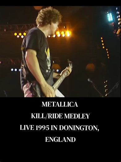 Metallica - Kill/Ride Medley Live 1995 in Donington, England #RideTheLightning #MetallicaLive #MetallicaConcert #HitTheLights #PhantomLord