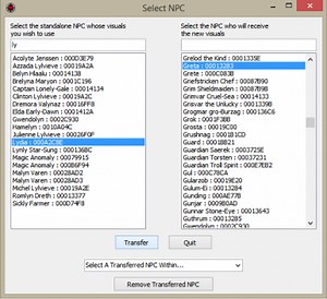 NPC Visual Transfer Tool