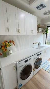 Our dream laundry DIY 😍 ‪@bunningswarehouse‬ #ad