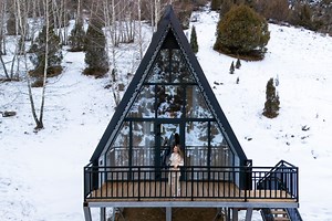 Maison en A : quel est le prix d'une maison triangle (A-Frame) ?