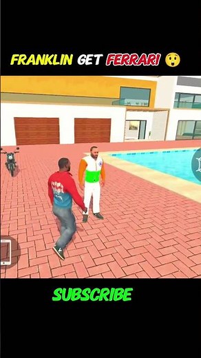 Indian theft aura simulator game 🎮 Franklin get farari 😲#short #viral #gameplay #shortfeed #gta