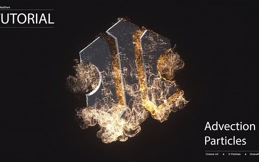 【野生技术】Cinema 4D中使用X-Particles和Octane制作吹散的沙子特效_哔哩哔哩_bilibili