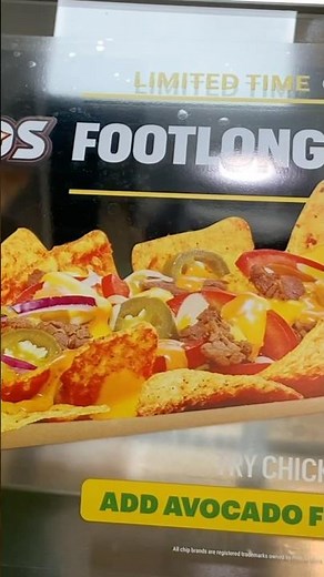 Subway's nachos are a game changer!